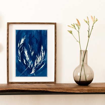 blue art for home 